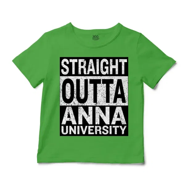Straight Outta Anna University Unisex Toddler T-Shirt In Apple Color