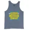 Kekraan Mekraan Company Men/Unisex Tank Top in Blue Jean Color