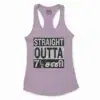 Straight Outta 7½ Sani - Tamil Women's Racerback Tank in Lilac Color