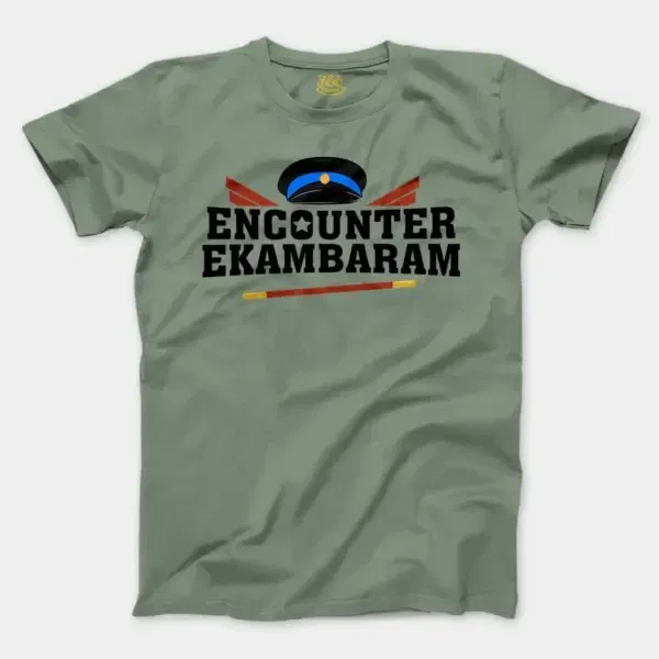 Encounter Ekambaram Men/Unisex T-Shirt In Sage Color