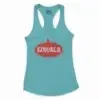 Goiyala Women's Racerback Tank in Solid Cancun Color