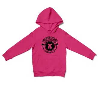 Thangalukku Theriyada Sattam Ondrum Illai Unisex Youth Hoodie in Heliconia Color