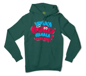 Innuma Indha Ooru Namala Nambudhu Men/Unisex Hoodie in Alpine Green Color