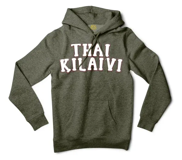 Thai Kilaivi Men/Unisex Hoodie In Army Heather Color