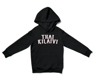 Thai Kilaivi Unisex Youth Hoodie in Black Color