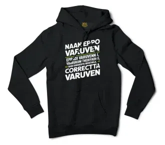 Naan Eppo Varuven, Eppadi Varuvennu, Yaarukum Theriyadhu Men/Unisex Hoodie in Black Color