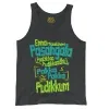Enna Madri Pasangala Paaththa Pudikkaadhu Men/Unisex Tank Top in Black Color