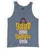 Yaar Ange Yaarada Ange Men/Unisex Tank Top in Blue Jean Color
