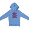 Varalaru Migam Mukiyam Amaichare Unisex Youth Hoodie in Carolina Blue Color
