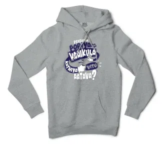 Peasama Poriya Ila Vaaikula Kathiya Vitu Aatava Men/Unisex Hoodie in Grey Heather Color