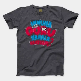 Innuma Indha Ooru Namala Nambudhu Men/Unisex T-Shirt in Heather Dark Grey Color
