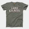 Thai Kilaivi Men/Unisex T-Shirt in Heather Military Green Color