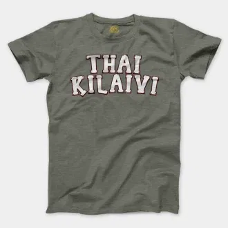 Thai Kilaivi Men/Unisex T-Shirt in Heather Military Green Color