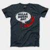 Hello Dubai Ah? Men/Unisex T-Shirt in Heather Navy Color