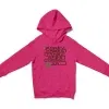 Money Comes Today Goes Tomorrow Ya Unisex Youth Hoodie in Heliconia Color
