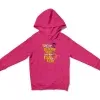 Shut Up Your Bloody Mouth Unisex Youth Hoodie in Heliconia Color