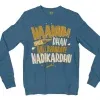 Naanum Evvelo Naal Dhan Nallavanaave Nadikardhu Men/Unisex Long Sleeve T-Shirt in Indigo Blue Color