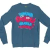 Innuma Indha Ooru Namala Nambudhu Men/Unisex Long Sleeve T-Shirt in Indigo Blue Color