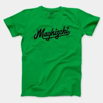 Maghizchi (Black) Men/Unisex T-Shirt in Irish Green Color