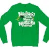 Naadhari Thanam Pannalum Naasookka Pananum Men/Unisex Long Sleeve T-Shirt in Irish Green Color
