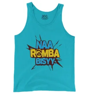 Naa Romba Bisyy Men/Unisex Tank Top in Lagoon Color