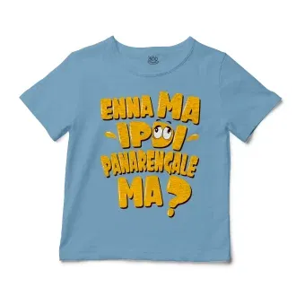 Enna Ma Ipdi Panarengale Ma Unisex Toddler T-Shirt in Light Blue Color
