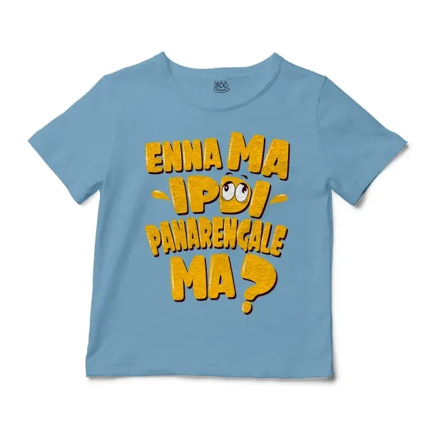 Enna Ma Ipdi Panarengale Ma Unisex Toddler T-Shirt In Light Blue Color