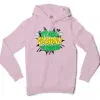 Evalo Distarpance You Raascal Men/Unisex Hoodie in Light Pink Color