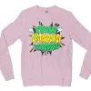 Evalo Distarpance You Raascal Men/Unisex Long Sleeve T-Shirt in Light Pink Color