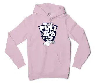 Neenga Puli Vaala Pudichitinga Mr Nalla Thambi Men/Unisex Hoodie in Light Pink Color
