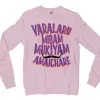 Varalaru Migam Mukiyam Amaichare Men/Unisex Long Sleeve T-Shirt in Light Pink Color