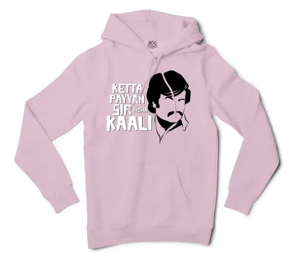 Ketta Payyan Sir Indha Kaali Men/Unisex Hoodie In Light Pink Color