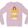 Yaar Ange Yaarada Ange Men/Unisex Long Sleeve Sweatshirt in Light Pink Color