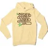 Money Comes Today Goes Tomorrow Ya Men/Unisex Hoodie in Light Yellow Color