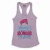 Vaaya Moodra Korangu Women's Racerback Tank in Lilac Color