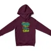 Enna Madri Pasangala Paaththa Pudikkaadhu Unisex Youth Hoodie in Maroon Color