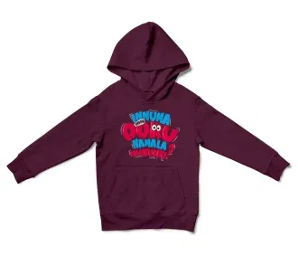 Innuma Indha Ooru Namala Nambudhu Unisex Youth Hoodie in Maroon Color