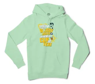 Shut Up Your Bloody Mouth Men/Unisex Hoodie in Mint Color