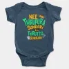 Nee Thirupura Sundari Illa Thiruttu Sundari Short Sleeve Baby Onesie in Navy Color