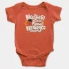 Naadhari Thanam Pannalum Naasookka Pananum Short Sleeve Baby Onesie in Orange Color