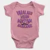 Varalaru Migam Mukiyam Amaichare Short Sleeve Baby Onesie in Pink Color