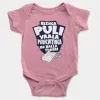 Neenga Puli Vaala Pudichitinga Mr Nalla Thambi Short Sleeve Baby Onesie in Pink Color