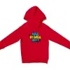 Naa Romba Bisyy Unisex Youth Hoodie in Red Color