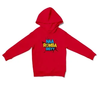 Naa Romba Bisyy Unisex Youth Hoodie in Red Color
