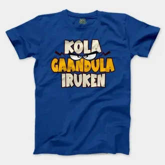 Kola Gaandula Iruken Men/Unisex T-Shirt in Royal Color