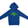 Marupadiyum Modhalenda! Unisex Youth Hoodie in Royal Color