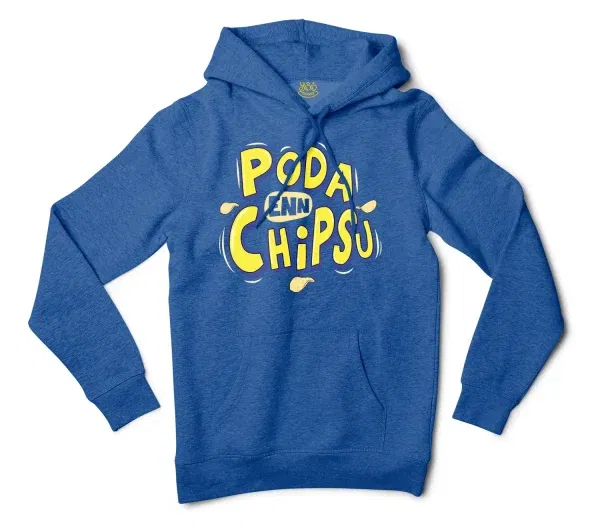 Poda En Chipsu Men/Unisex Hoodie In Royal Heather Color