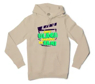 Idhu Ulaga Nadipu Da Sami Men/Unisex Hoodie in Sandstone Color