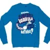 Peasama Poriya Ila Vaaikula Kathiya Vitu Aatava Men/Unisex Long Sleeve T-Shirt in Sapphire Color