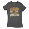 Naanum Evvelo Naal Dhan Nallavanaave Nadikardhu Women's T-Shirt in Solid Black Color